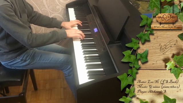 (piano) Luo Ni - J.S.Bach - / - G minor (piano tiles 2) смотреть онлайн