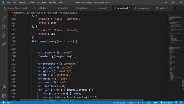 #12. orders page | Bootstrap Project смотреть онлайн