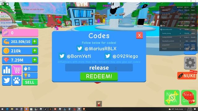 Roblox Boxing Simulator Codes! смотреть онлайн