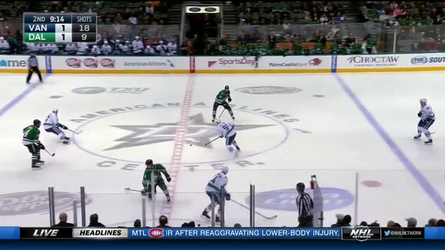Dallas Stars - Vancouver Canucks. NHL . 27-11-2015. | 2 тайм смотреть онлайн