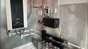 Своими руками монтаж газового котла Hubert  и подключение автоматики Zont
