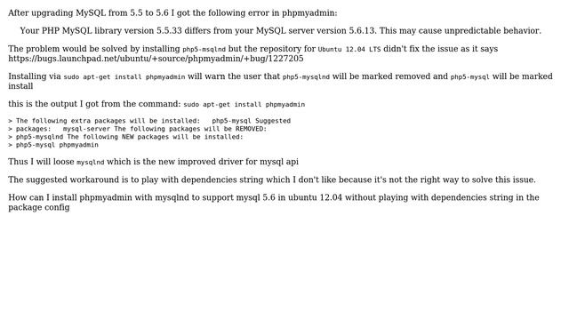 Ubuntu: How to upgrade phpmyadmin after installing mysql 5.6? (2 Solutions!!) смотреть онлайн