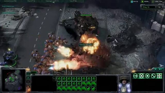 StarCraft II - Wings of Liberty (Gameplay from Mission 4) - 1920x1080 ULTRA смотреть онлайн