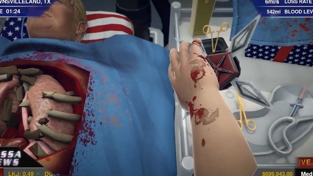 MAKE AMERICA S**T! | Surgeon Simulator: Trump Edition - DAGames смотреть онлайн