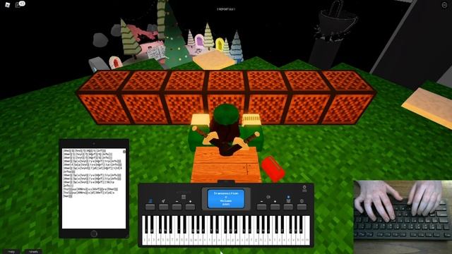C418 - Sweden | Roblox Virtual Piano Visualizations 2 (Minecraft Music) смотреть онлайн