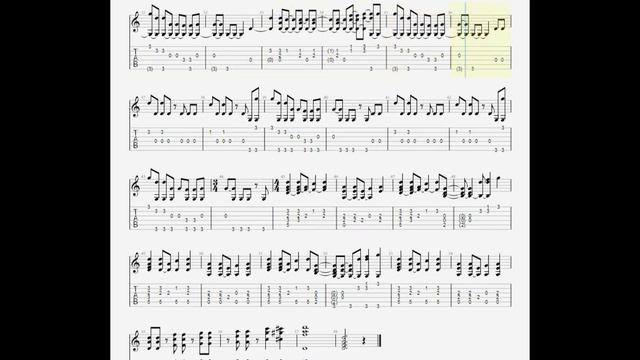 Geometry dash level 3 (Polargeist) - Guitar tab смотреть онлайн