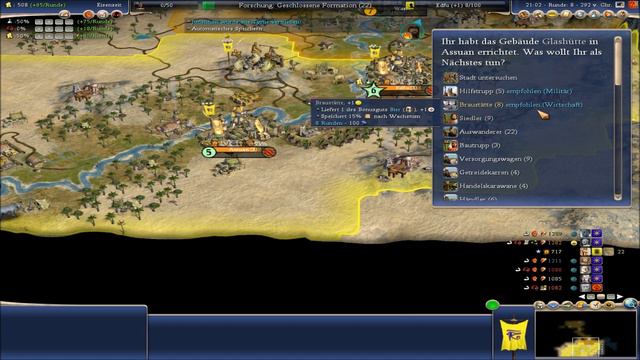 Let's Play Civilization IV - PAE Mod #01 - Zwei In Ägypten