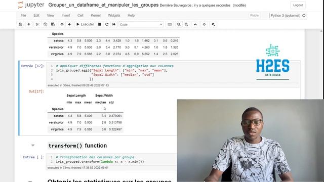 Grouper des datasets & manipuler les groupes | pandas groupby смотреть онлайн