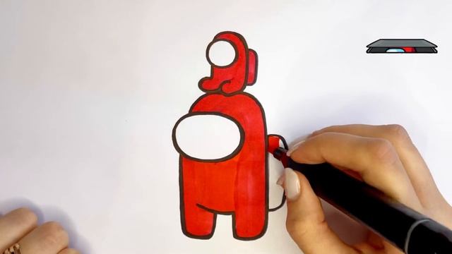 How to Draw AMONG US / Как Нарисовать Амонг Ас/ Comment dessiner Among Us/ Wie man zeichnet Among U смотреть онлайн