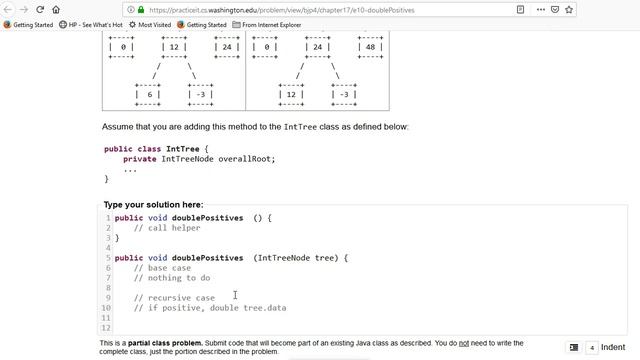 Building Java Programs Ch 17 Exercise 17.10 doublePositives смотреть онлайн