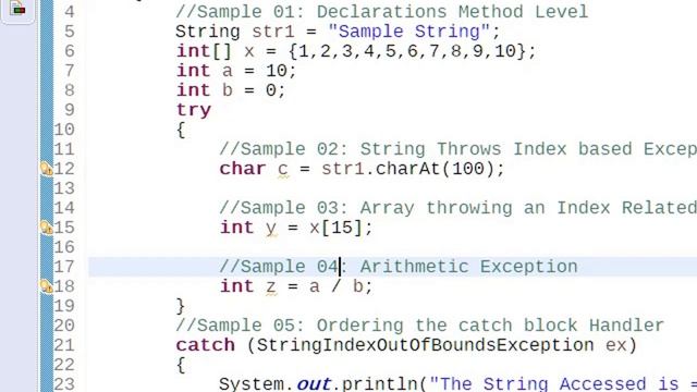 Java Exception Handling - Multiple Catch Blocks | Java Tutorial Part 1 #09 смотреть онлайн