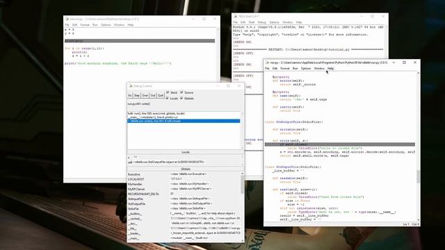 IDLE Debugger Tutorial - Python IDE смотреть онлайн