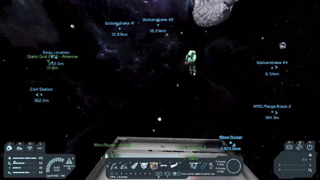 Space Engineers - Infinite Night - Oxygen Farm and Solar array смотреть онлайн