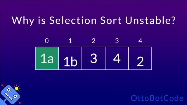 Why is Selection Sort Not Stable? смотреть онлайн