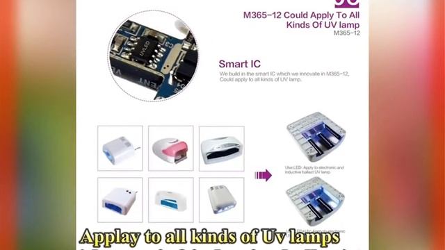 9w LED Bulb Cure Uv gels ,led gels and builders only 15-30`s смотреть онлайн