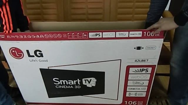 Телевизор LG 42LB673V распаковка и комплектация смотреть онлайн