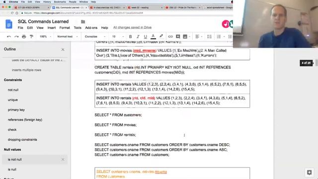 PostgreSQL Constraints смотреть онлайн