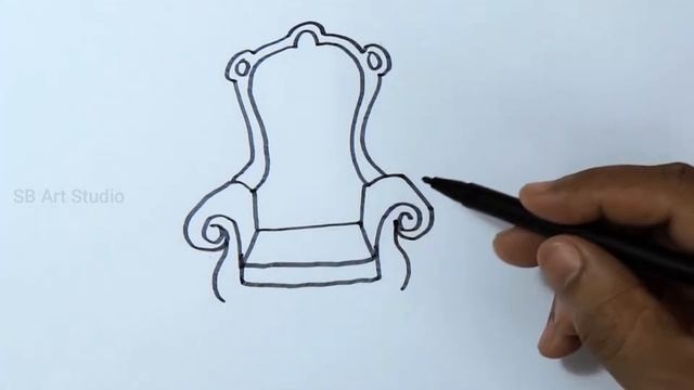 Throne Drawing | How to draw a Throne Easy | Draw and color throne смотреть онлайн