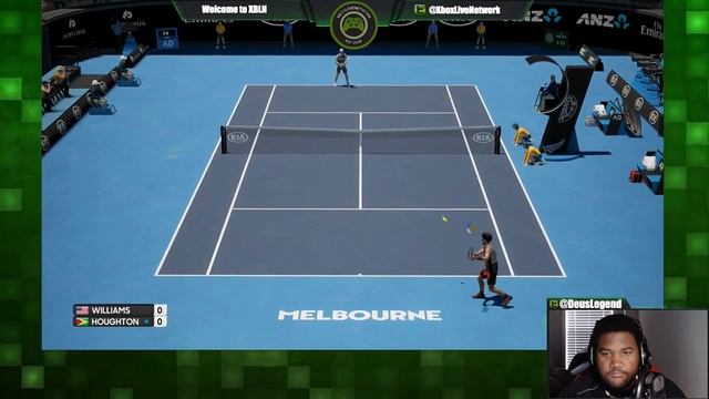 AO International Tennis Gameplay on Xbox One With Deus Legend смотреть онлайн