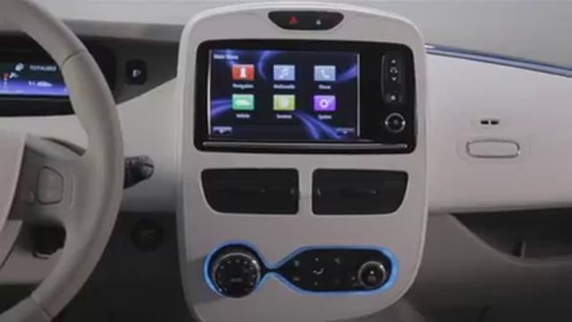 Renault ZOE interior - official смотреть онлайн