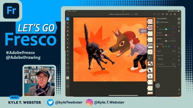 Let’s Go Fresco: Layer Actions, Blending Modes, and Adjustments with Kyle T. Webster смотреть онлайн