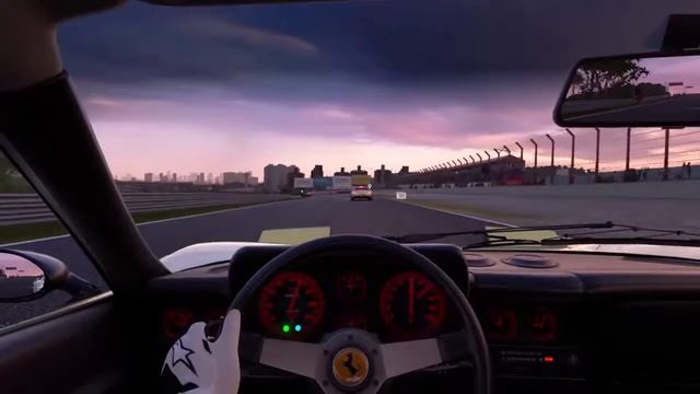 GT Sport,Ferrari 512 BB'76,Autodromo de interlagos,without tuning,level hard,cockpit. смотреть онлайн