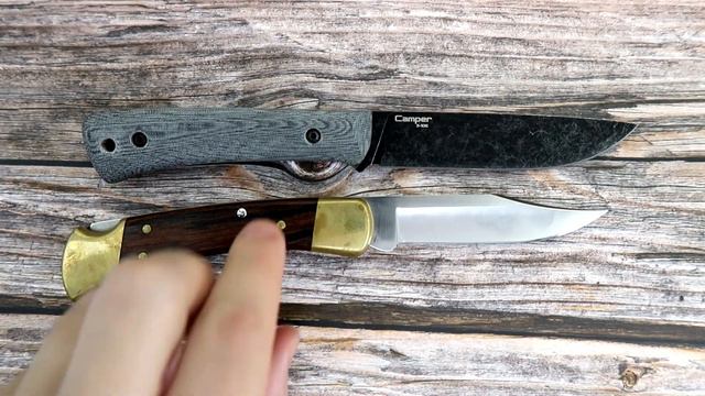 БЫЧАК НА НОВЫЙ ЛАД... нож N.C.CUSTOM CAMPER X105 смотреть онлайн