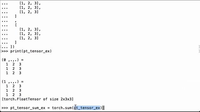 Sum Of All Elements In A PyTorch Tensor - PyTorch Tutorial смотреть онлайн