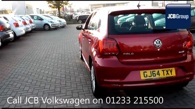 Volkswagen Polo Hatch SE 1l Carmen Red Metallic GJ64TXY for sale at JCB VW Ashford смотреть онлайн