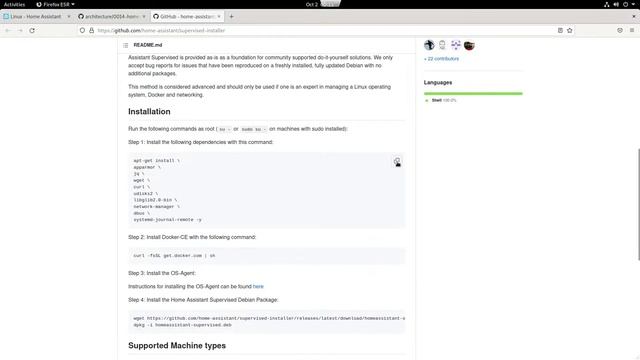 Debian And Home Assistant Supervised Installation