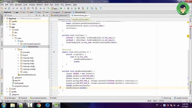#7.1 - Broadcast Receiver (2 Apps) | Lập trình Android cơ bản và nâng cao | Hùng Coder смотреть онлайн