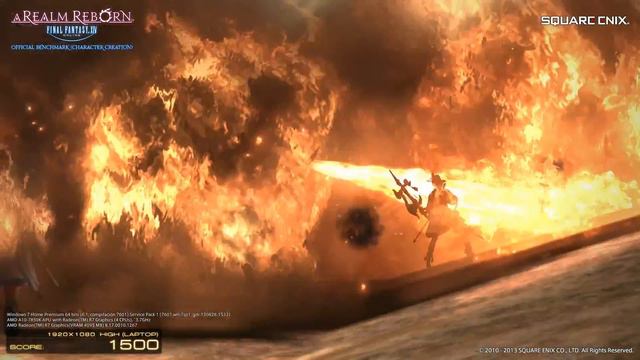 Final Fantasy XIV Benchmark on A10-7850k смотреть онлайн