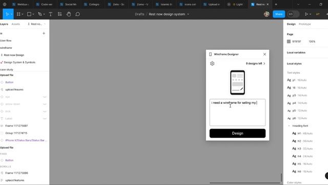 UX Requirement Hack now create wireframe in 30 second by using this plugin | Figma Plugin | UI UX смотреть онлайн
