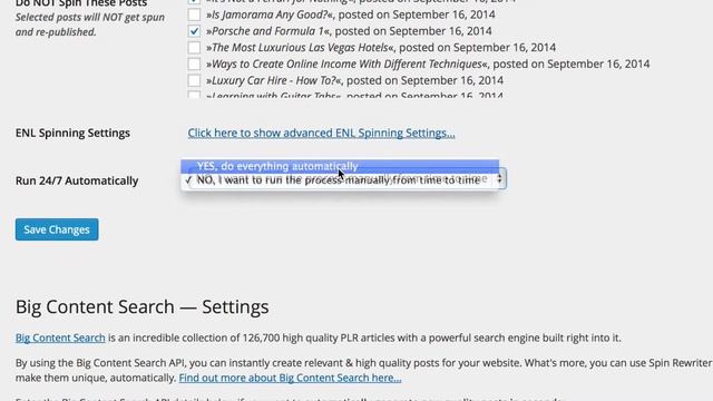 Spin Rewriter WordPress Plugin - Video Tutorial about the Settings Page смотреть онлайн