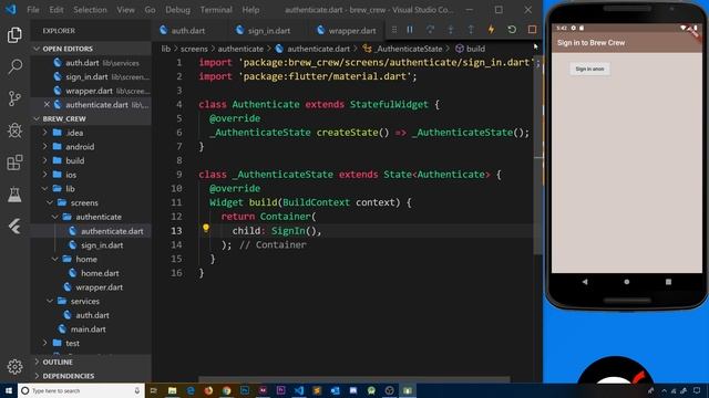 Flutter & Firebase App Tutorial #5 - Anonymous Sign In смотреть онлайн