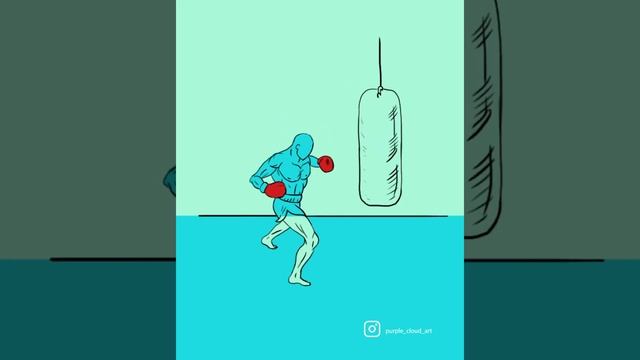 2D анимация. Работа по груше. смотреть онлайн