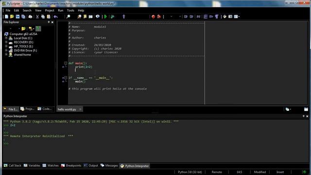 Introduction to PyScripter смотреть онлайн