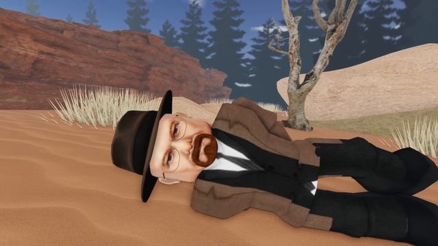 Walter White Falling meme, but It's in ROBLOX смотреть онлайн