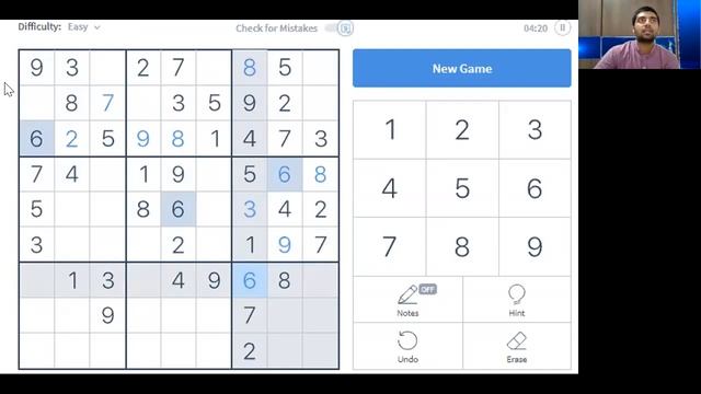 Daily Sudoku Fun - Day 6 (Level-EASY) смотреть онлайн