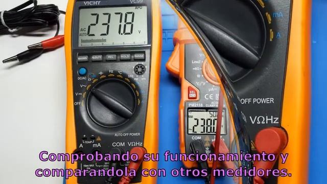 Pinza amperimetrica PEAKMETER PM2118 смотреть онлайн