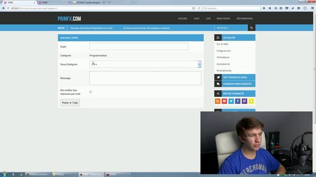 CRÉER UN FORUM EN PHP - #5 Catégorie et sous-catégorie d'un nouveau topic смотреть онлайн