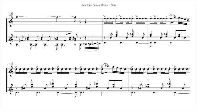 Roberto Di Marino - Suite II for Flute and Guitar - 1st mov - Tango смотреть онлайн