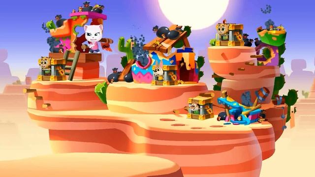 TALKING TOM SPLASH FORCE - FULL GAME WALKTHROUGH смотреть онлайн