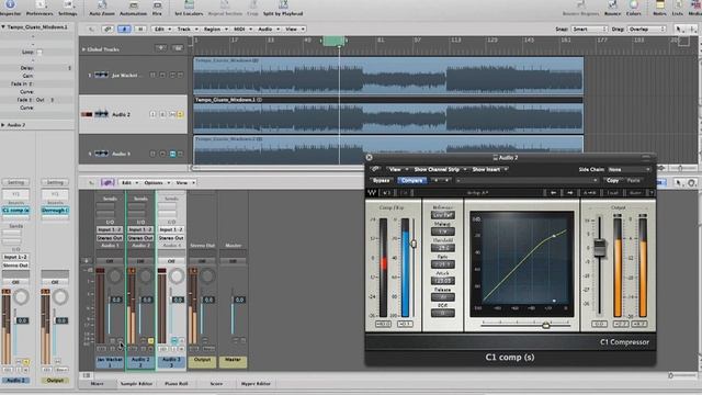 Mastering Tutorial -- Parallel Compression with Waves C1 смотреть онлайн