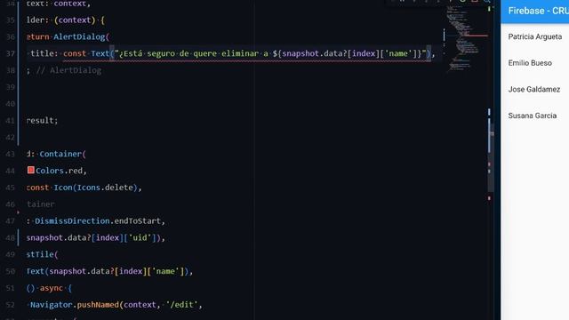 Curso de Flutter GRATIS - CRUD Firebase #5 (Borrar en Firestore) смотреть онлайн