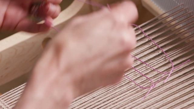 Setting Up A Pick-Up Stick And Heddle Rod On A Rigid-Heddle Loom
