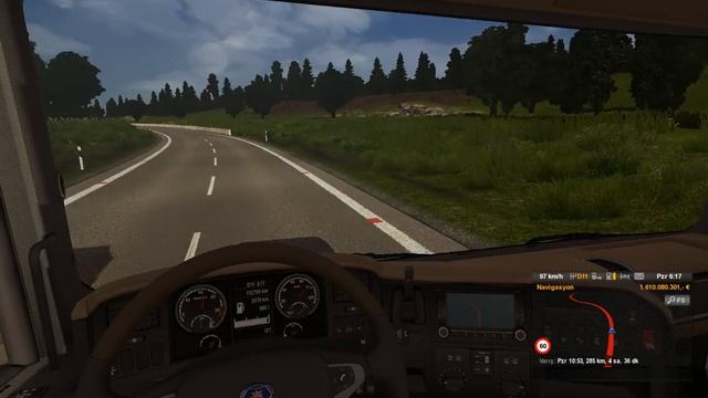 ETS 2 Ford Cargo 2524 le kısa gezinti смотреть онлайн