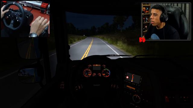 O INTERIOR DESSE CAMINHÃO É LINDO DEMAIS! - EURO TRUCK SIMULATOR 2 + G920 смотреть онлайн