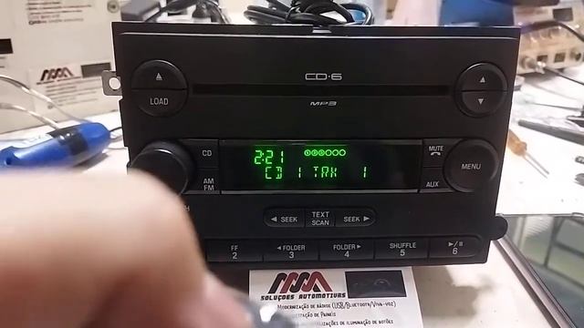 USB e bluetooth no rádio original do Ford Fusion! смотреть онлайн