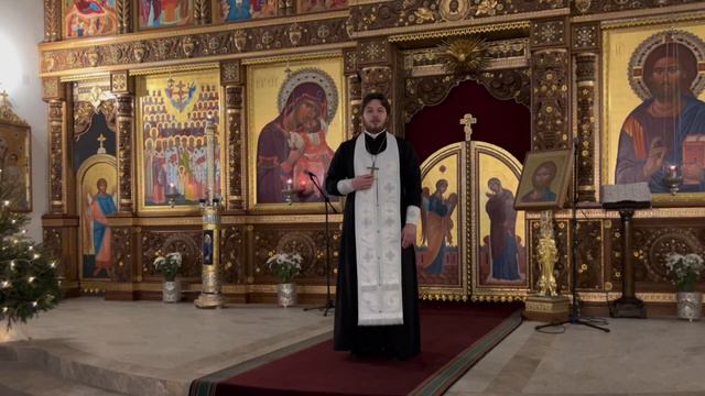 Проповедь 18.01.24 сочельник Богоявления смотреть онлайн